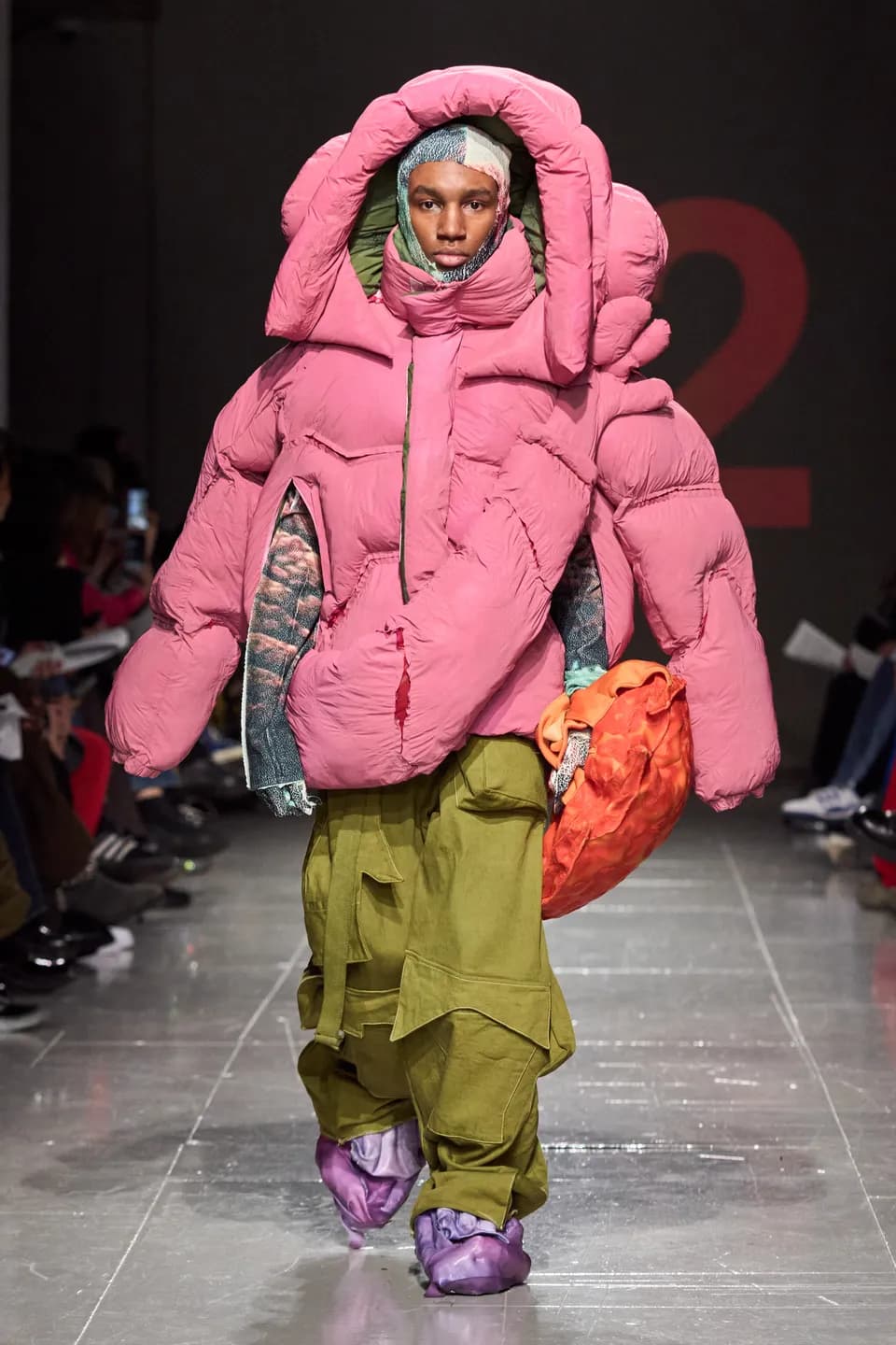 Look 1 AW24 YAKU Archive graduate hero look.
